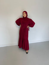 Load image into Gallery viewer, Milan Lux Dress  - Dark Red