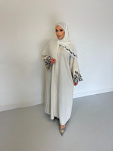 Load image into Gallery viewer, Eden Embroidered-U.A.E Abaya- Stone