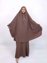 Load image into Gallery viewer, Jilbab and Abaya set- Mocha