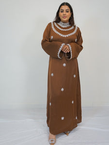 Mehr Kaftan Dress - Rust