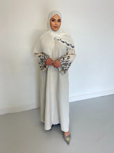 Load image into Gallery viewer, Eden Embroidered-U.A.E Abaya- Stone