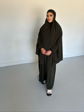 Load image into Gallery viewer, Jilbab and Abaya set- Olive Green