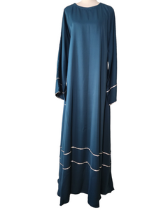 Iris Lux Abaya Dress  - Teal