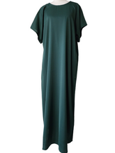 Load image into Gallery viewer, Diamante&#39;  Lux Abaya Set - Emerald Green (3 piece Set)