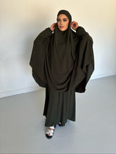 Load image into Gallery viewer, Jilbab and Abaya set- Olive Green