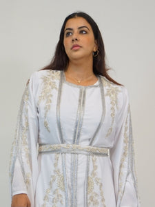 Sawa Takshita/ Kaftan set- White