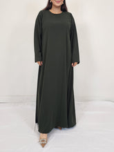 Load image into Gallery viewer, Jilbab and Abaya set- Olive Green