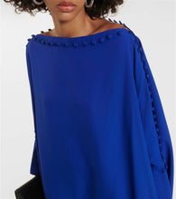 Load image into Gallery viewer, Niva Button Kaftan- Royal Blue