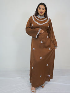 Mehr Kaftan Dress - Rust