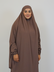 Jilbab and Abaya set- Mocha