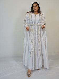 Sawa Takshita/ Kaftan set- White