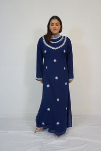 Mehr Kaftan Dress - Navy