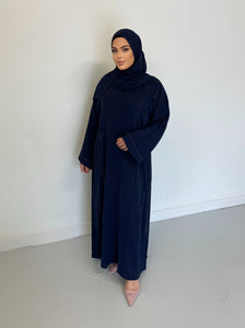 MILA ABAYA- NAVY BLUE  - U.A.E