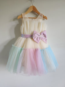 Cream Candy kids Frock