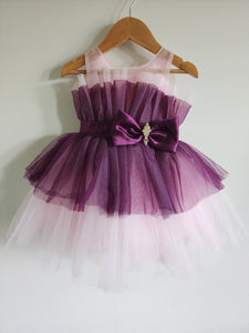 Purple Candy kids Frock