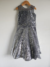 Load image into Gallery viewer, Sequins Girls Frock/Dress - Silver