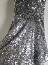 Load image into Gallery viewer, Sequins Girls Frock/Dress - Silver