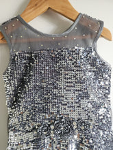 Load image into Gallery viewer, Sequins Girls Frock/Dress - Silver