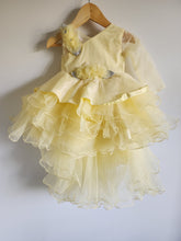 Load image into Gallery viewer, Yellow beauty Princess Gown/ Frock