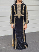 Load image into Gallery viewer, Kids Amara Velvet Abaya