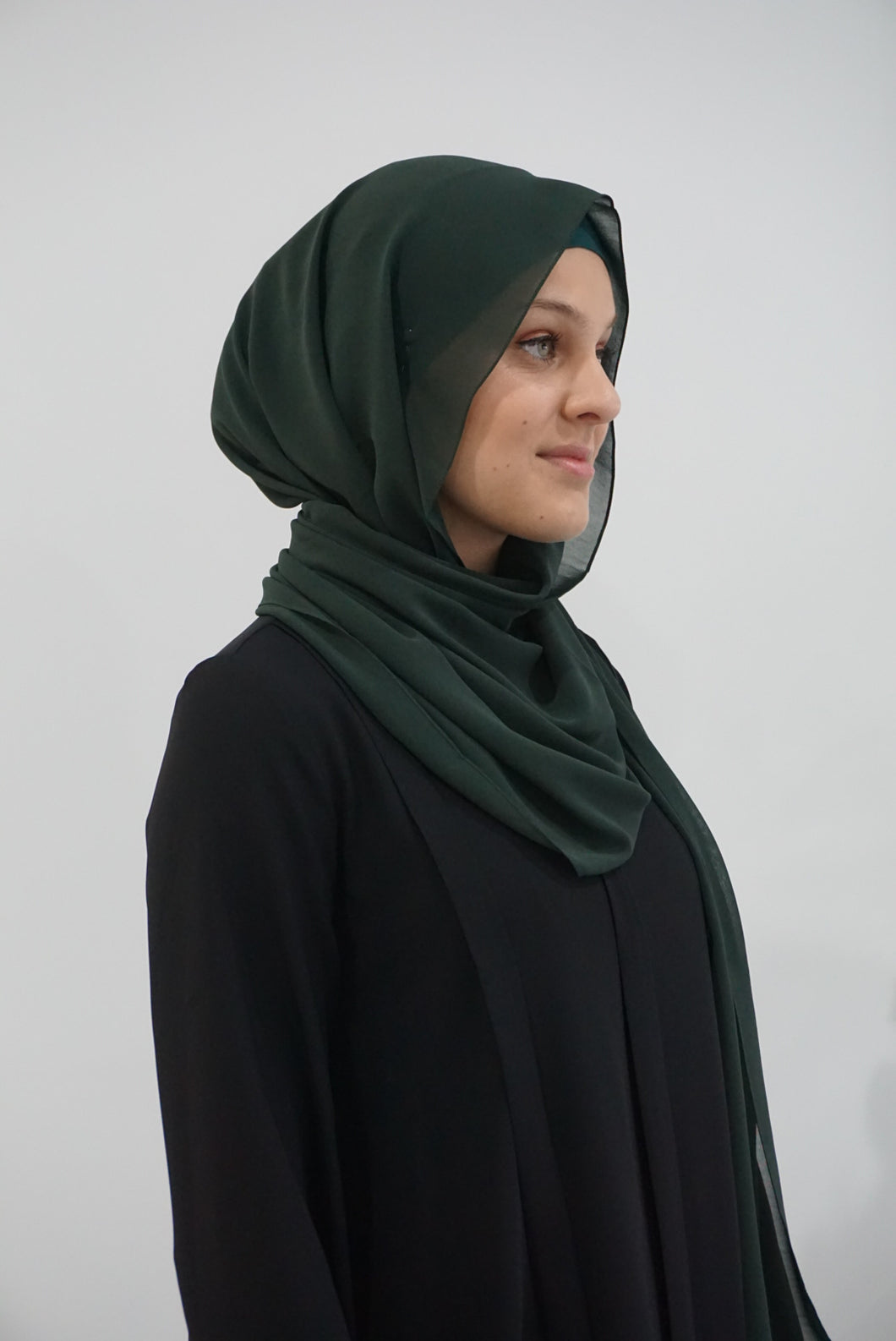 Turkish Chiffon Hijabs -Dark Forest