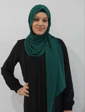 Load image into Gallery viewer, Turkish Chiffon Hijabs -Emerald