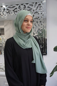 Turkish Chiffon Hijabs -Jade