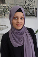 Load image into Gallery viewer, Turkish Chiffon Hijabs -Lilac