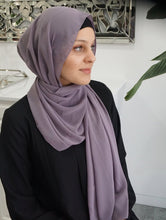 Load image into Gallery viewer, Turkish Chiffon Hijabs -Lilac