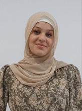 Load image into Gallery viewer, Turkish Chiffon Hijabs -Beige