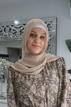 Load image into Gallery viewer, Turkish Chiffon Hijabs -Beige