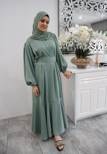 Milan Lux Dress  - Jade Green