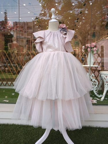 Nora Pink Princess Gown/ Frock