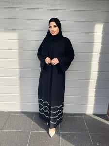 Misha Black Abaya Set