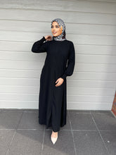 Load image into Gallery viewer, Merna Basic Abaya- Black