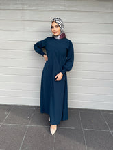 Load image into Gallery viewer, Merna Basic Abaya- Teal