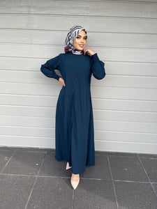 Merna Basic Abaya- Teal