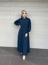 Load image into Gallery viewer, Merna Basic Abaya- Teal