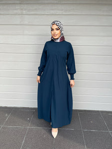 Merna Basic Abaya- Teal