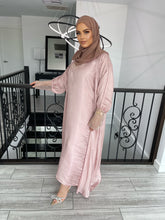 Load image into Gallery viewer, Kinzah Abaya Set - Blush Nude