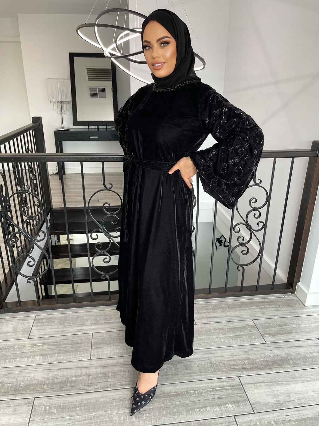 Ariana Velvet Abaya