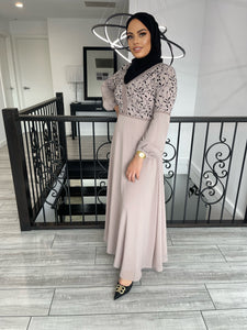 Maria Dress-  Taupe