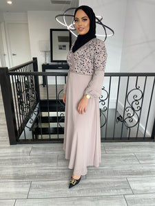 Maria Dress-  Taupe