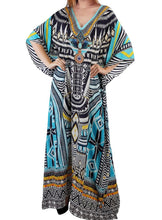 Load image into Gallery viewer, Aztec Gem - Printed Kaftan