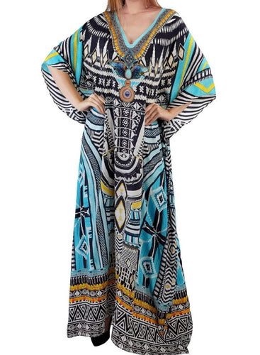 Aztec Gem - Printed Kaftan