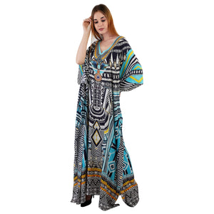 Aztec Gem - Printed Kaftan