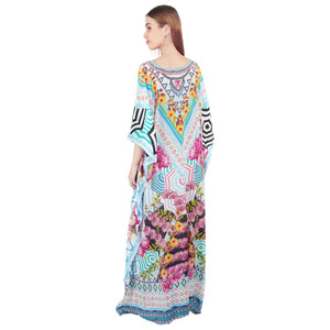 Hawaiian Orchid - Printed Kaftan