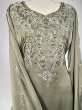 Load image into Gallery viewer, Jade bell sleeve Kaftan -Jade Green