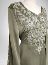 Load image into Gallery viewer, Jade bell sleeve Kaftan -Jade Green