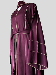 Nyle Lux Abaya- U.A.E - Plum